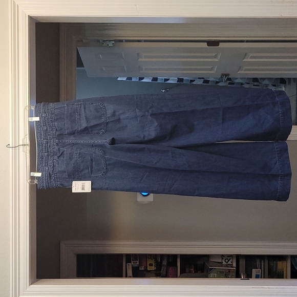 Free People Denim - NWT Free People size 28 Maytal Blue Extra Wide  leg